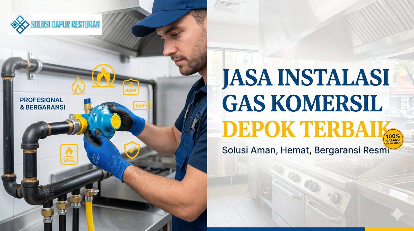 Jasa Instalasi Gas Komersil Depok Terbaik dan Bergaransi