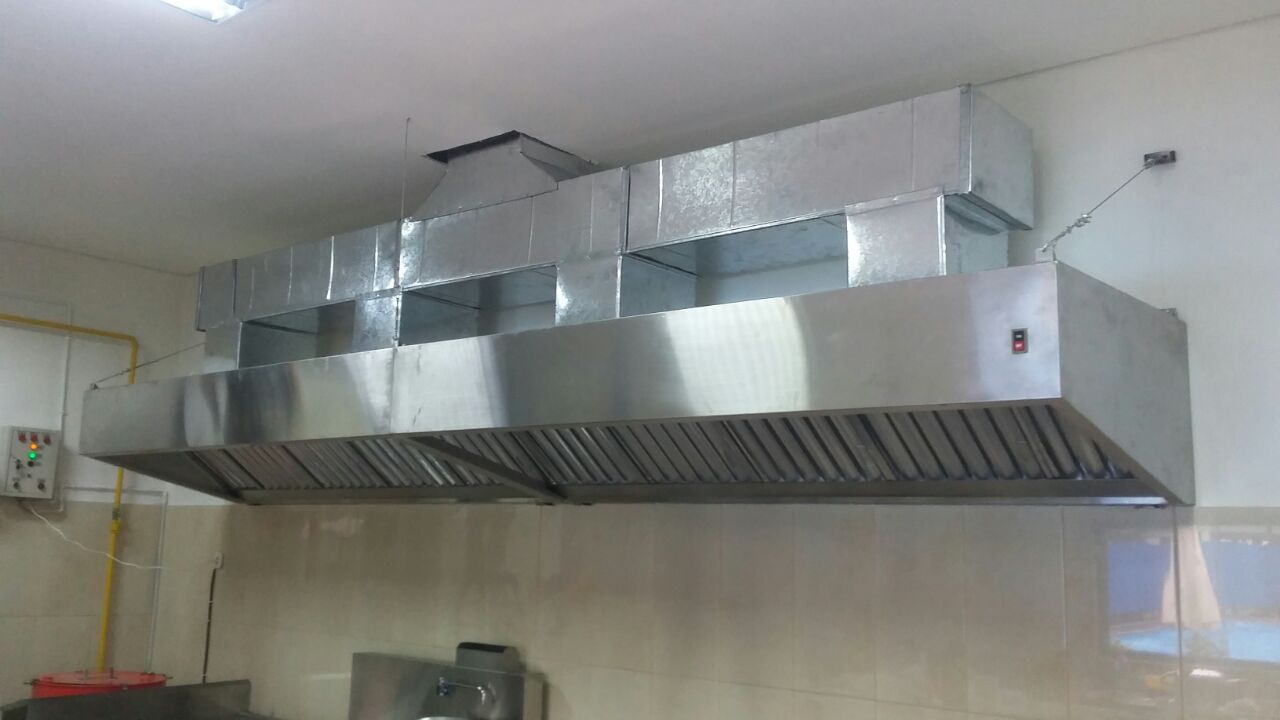 Instalasi Ducting Exhaust Dapur