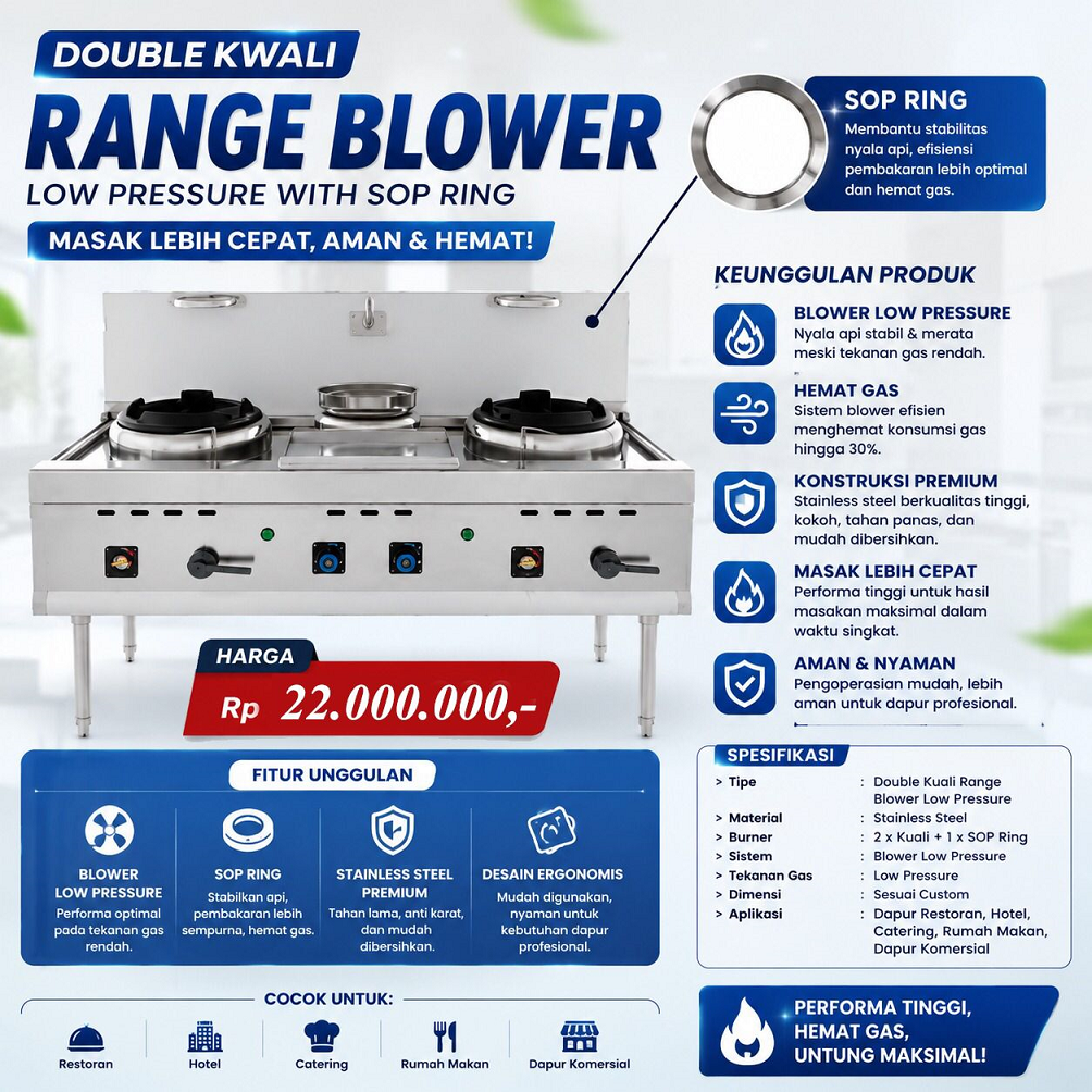 Double Kwali Range With Soup Ring